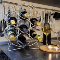 Eleganter Metall Weinhalter – Stilvolle Aufbewahrung für Ihre besten Tropfen | 1