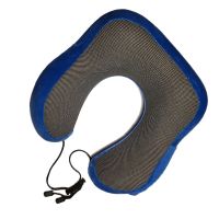 Reisekomfort Deluxe: Nackenkissen mit Schlafmaske und Ohrstöpsel Set - Abnehmbarer Bezug - Blau | 1
