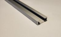 Aluminium C Schiene, C Profil 8x23x6,5x1,5mm Aluminium Eloxiert 1m Lang (+-5mm)