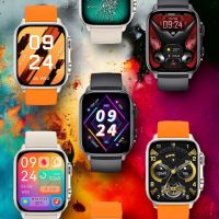 Smartwatch Damen, Fitnessuhr Herren mit 1,96 Zoll; Android, IOS kompatibel; orange | 0