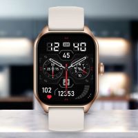 Die All-in-One Smartwatch für Damen und Herren; 1,85 Zoll; Android, IOS kompatibel; weiß